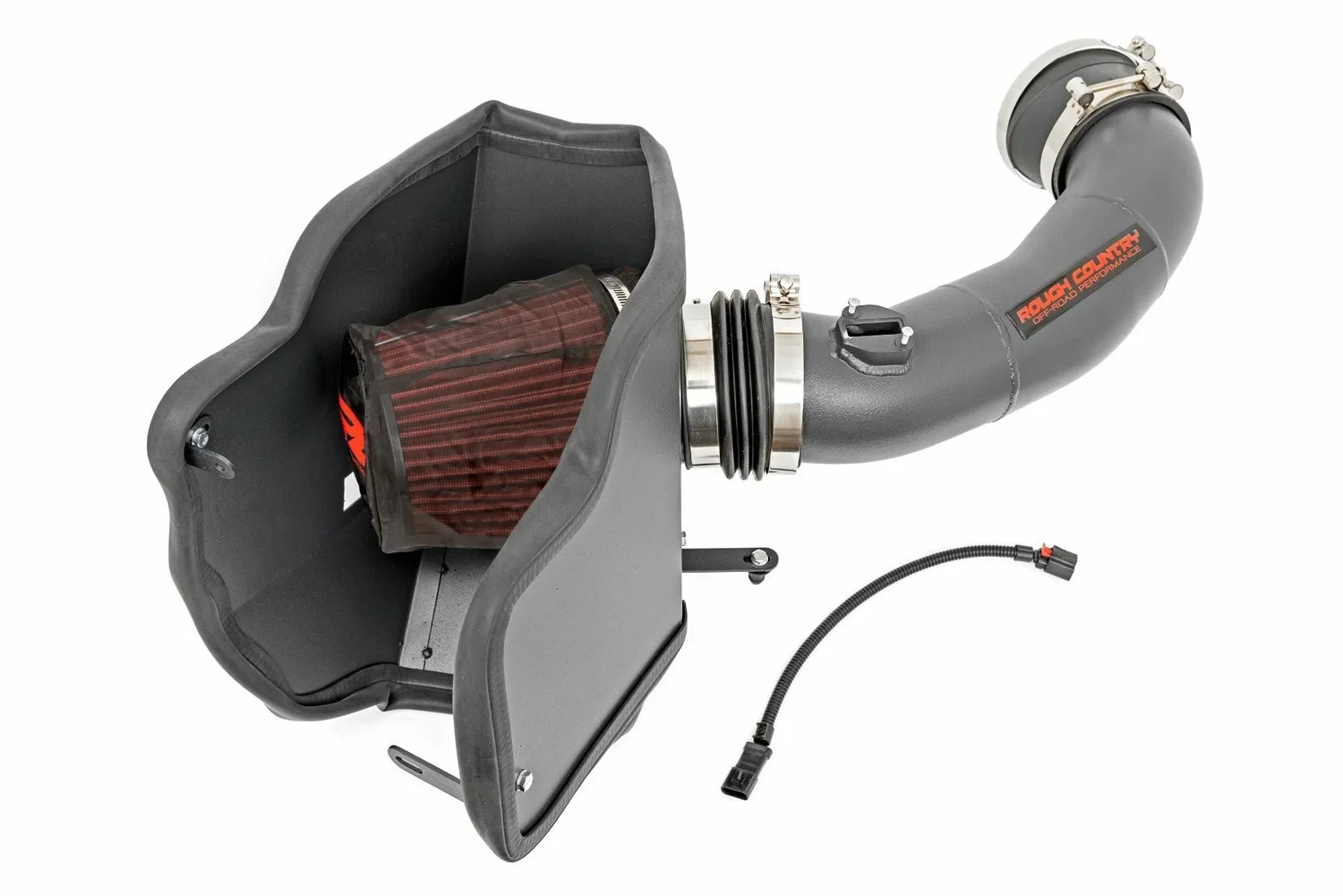 2017-2019 Ford F-250 SD 6.7L Cold Air Intake w_Prefilter Rough Country 10490PF